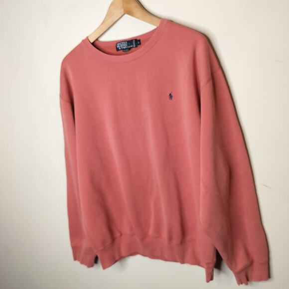 Vintage Polo Ralph Lauren Sweatshirt Pony Crewneck Flaws - Picture 4 of 16